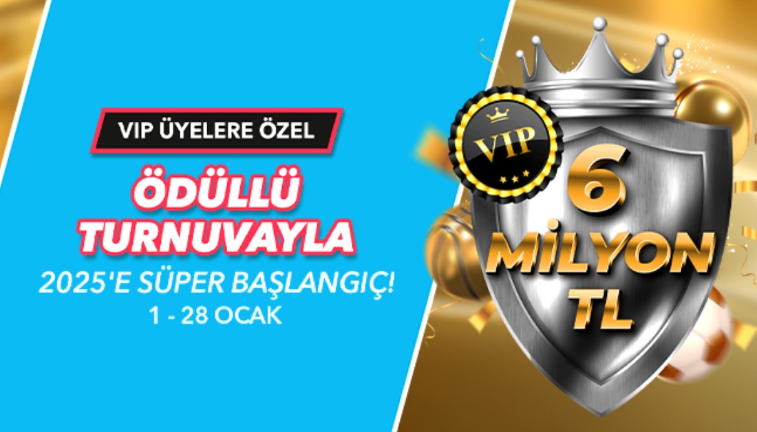 Süperbahis VIP Ödül Turnuvası, 6 Milyon TL Ödül için Tıkla